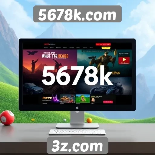 Tendências de design no layout de 5678k.com