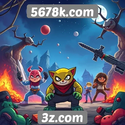 Comparativo de jogos disponíveis em 5678k.com